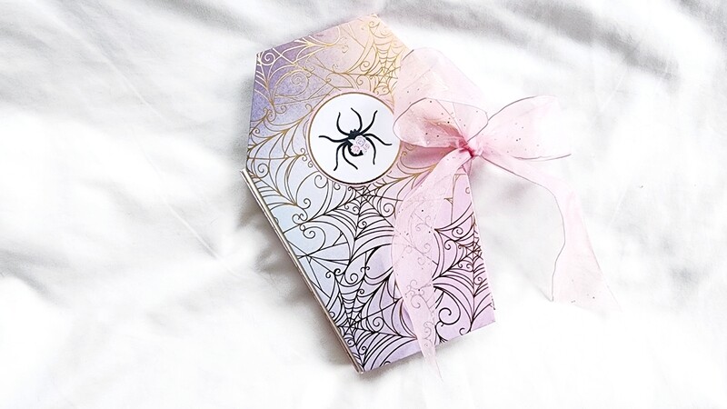 PINKABOO Pastel Halloween Coffin Traveler's Notebook Journal