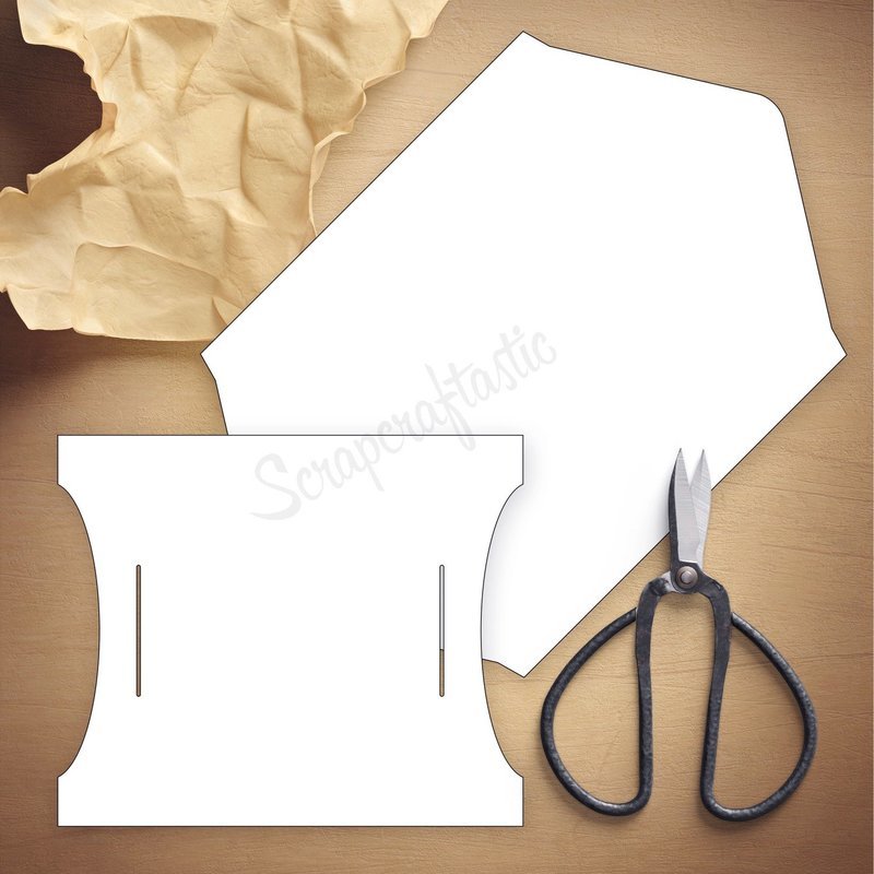 Double Envelope Nano /  Wallet (MLG Italo) Traveler's Notebook Insert Template & Cut File