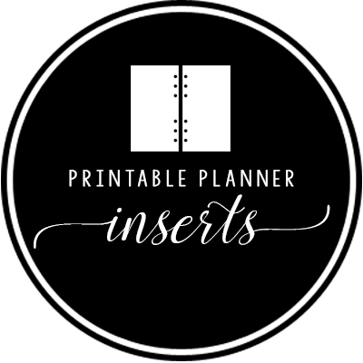 Printable (RINGS/DISCS) Planner Inserts