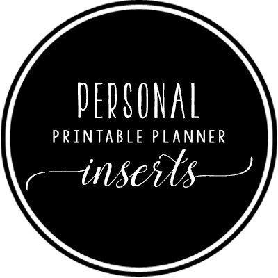 Personal Rings Printable Planner Inserts