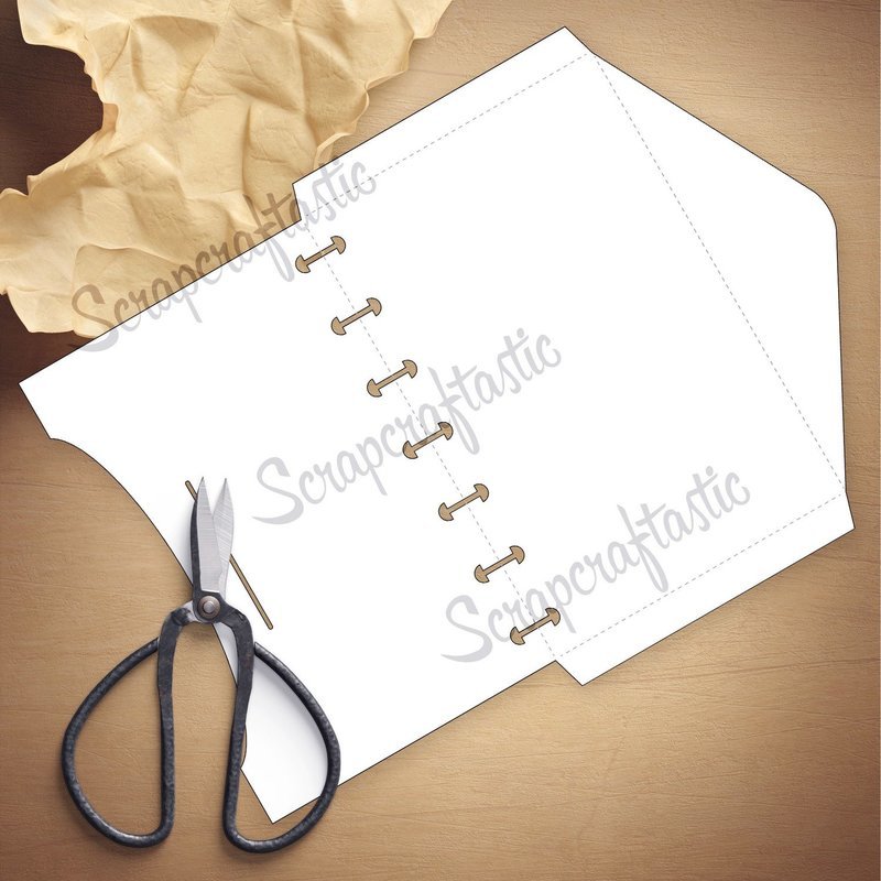 MINI DISC - Envelope Template & Cut Files