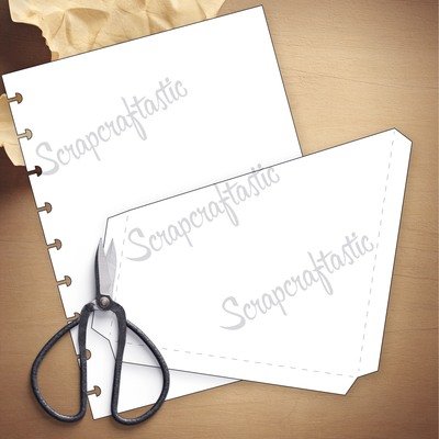 LETTER SIZE DISCS Folder Insert Template and Cut Files