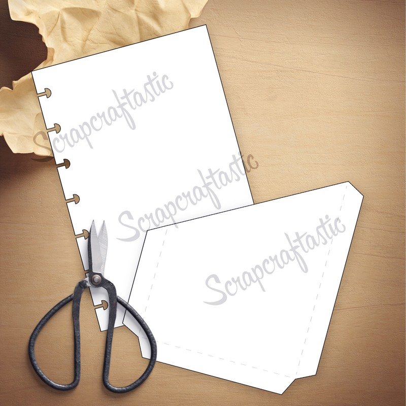 MINI DISCS Folder Insert Template and Cut Files