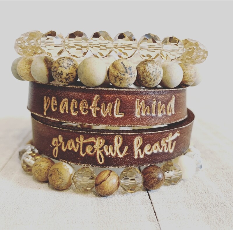 peaceful mind, grateful heart