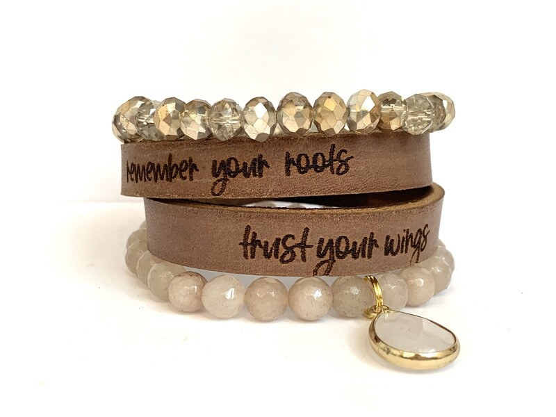 remember your roots, trust your wings