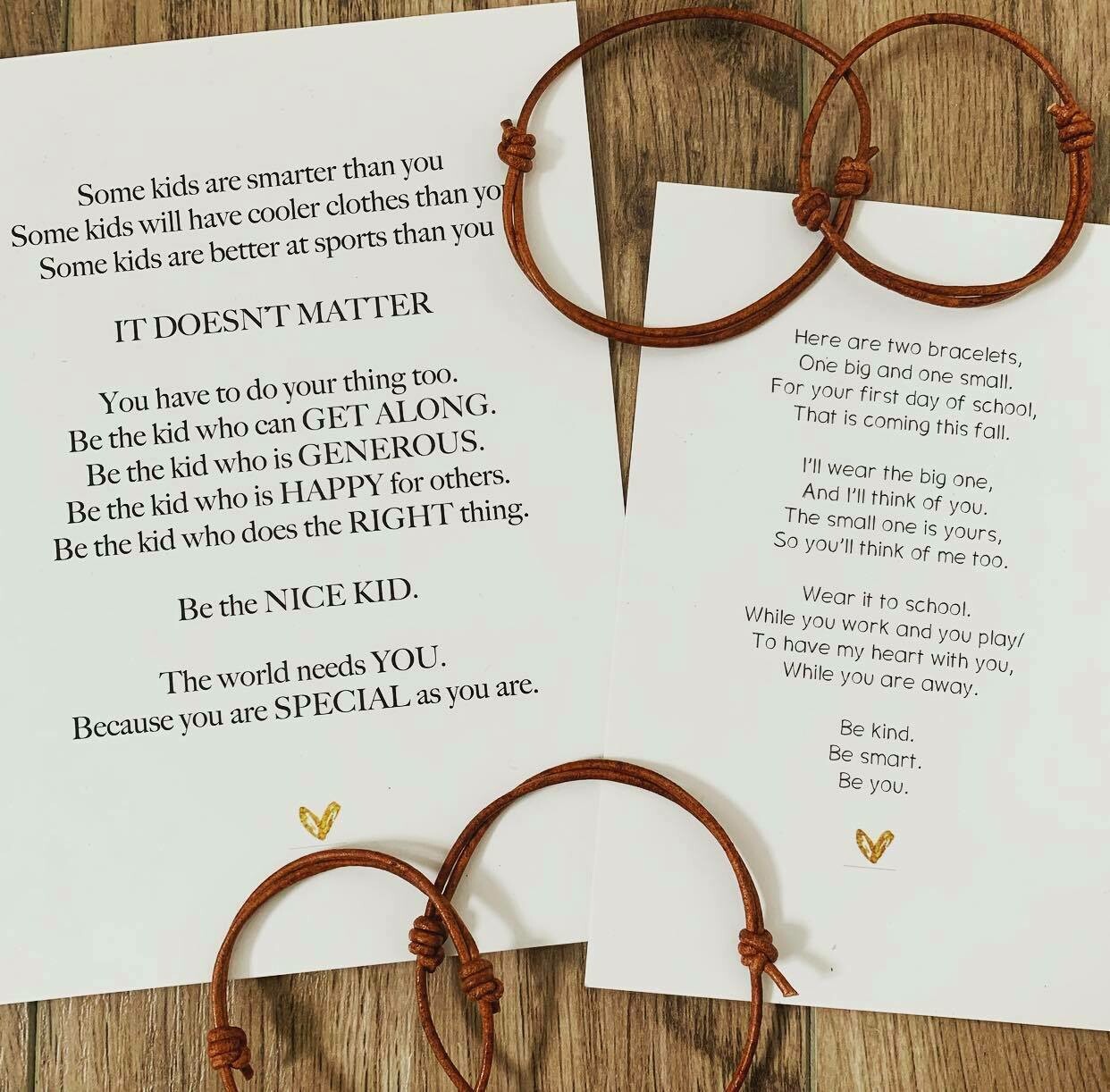 Back to School bracelet