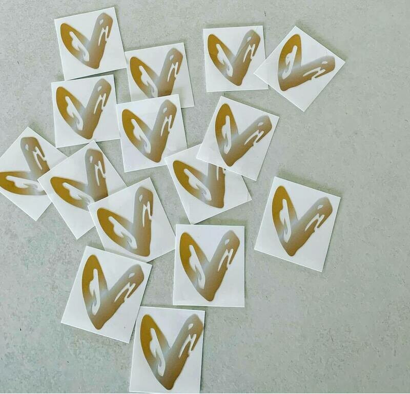 Heart sticker Fundraiser