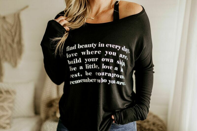love where you are long sleeve