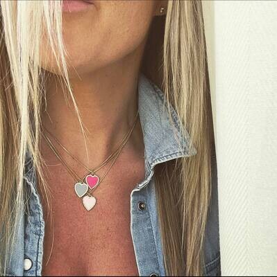 the Cora heart necklace