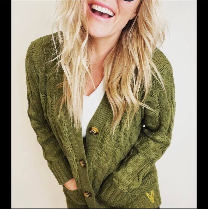 Green Cardigan - SALE
