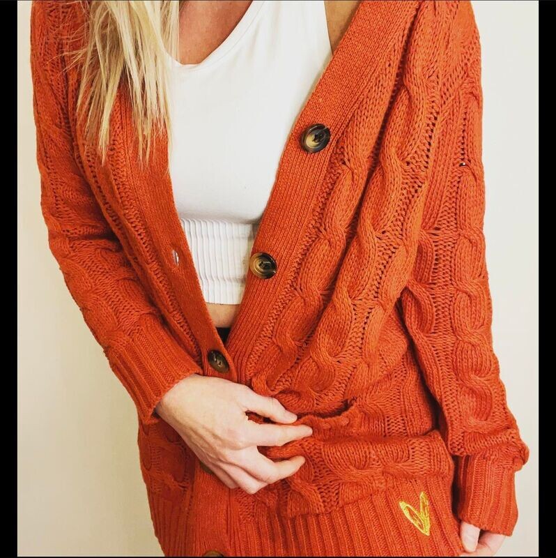 Rust Cardigan - SALE