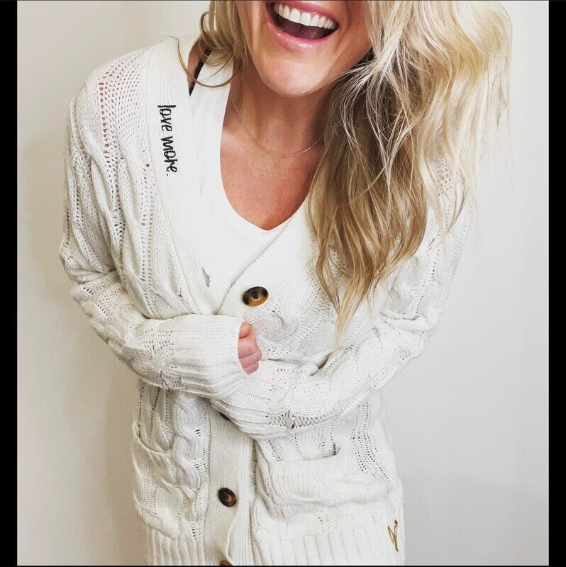 Gold Heart Cardigan - SALE
