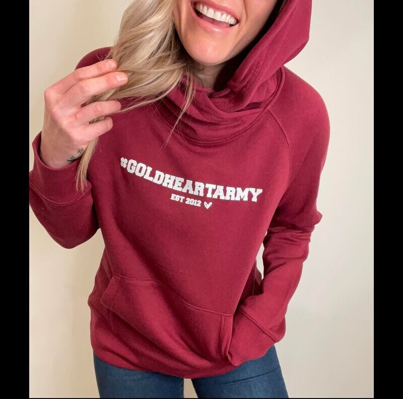Maroon hoody - SALE