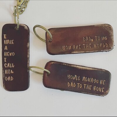 Fathers Day Key Chains