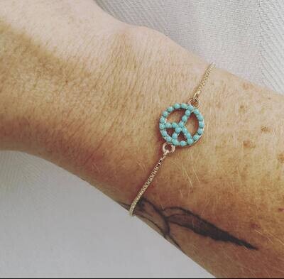 Turquoise Peace bracelet