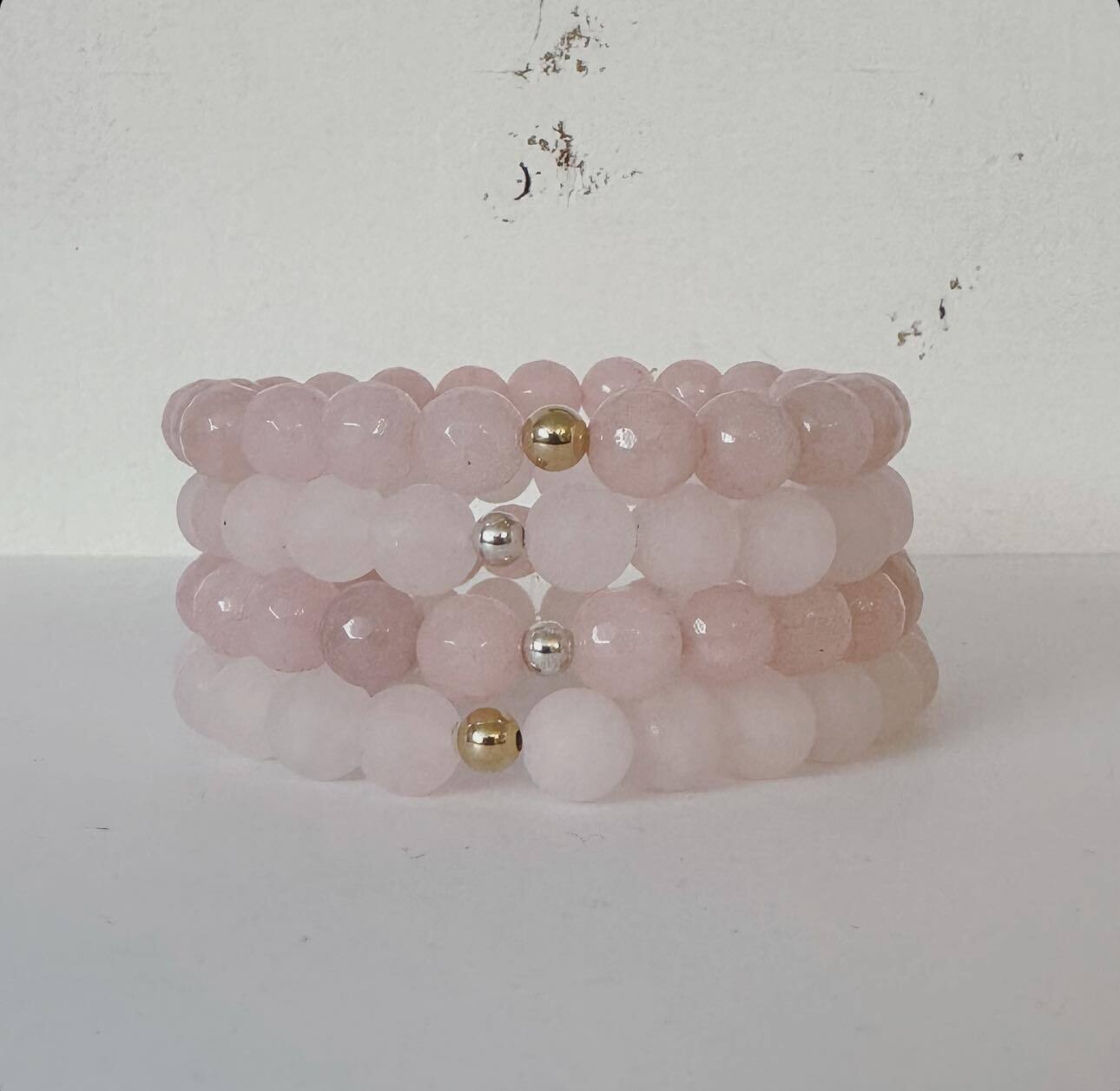Rose quartz bracelet