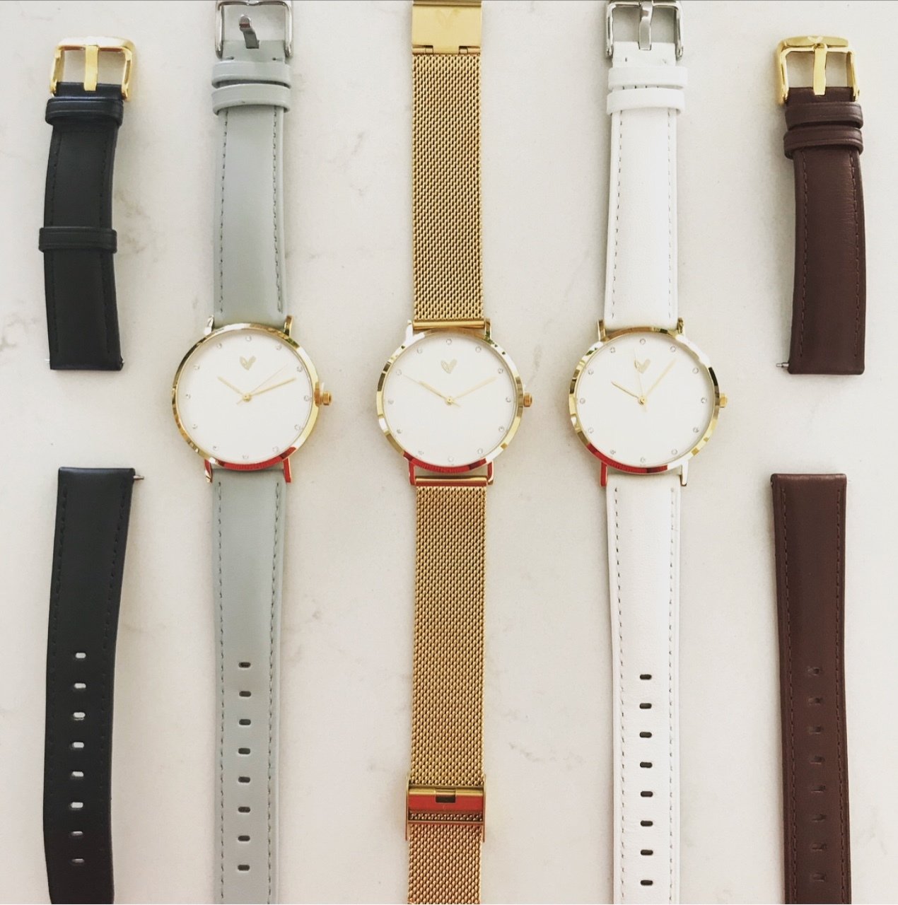 Interchangeable watch straps