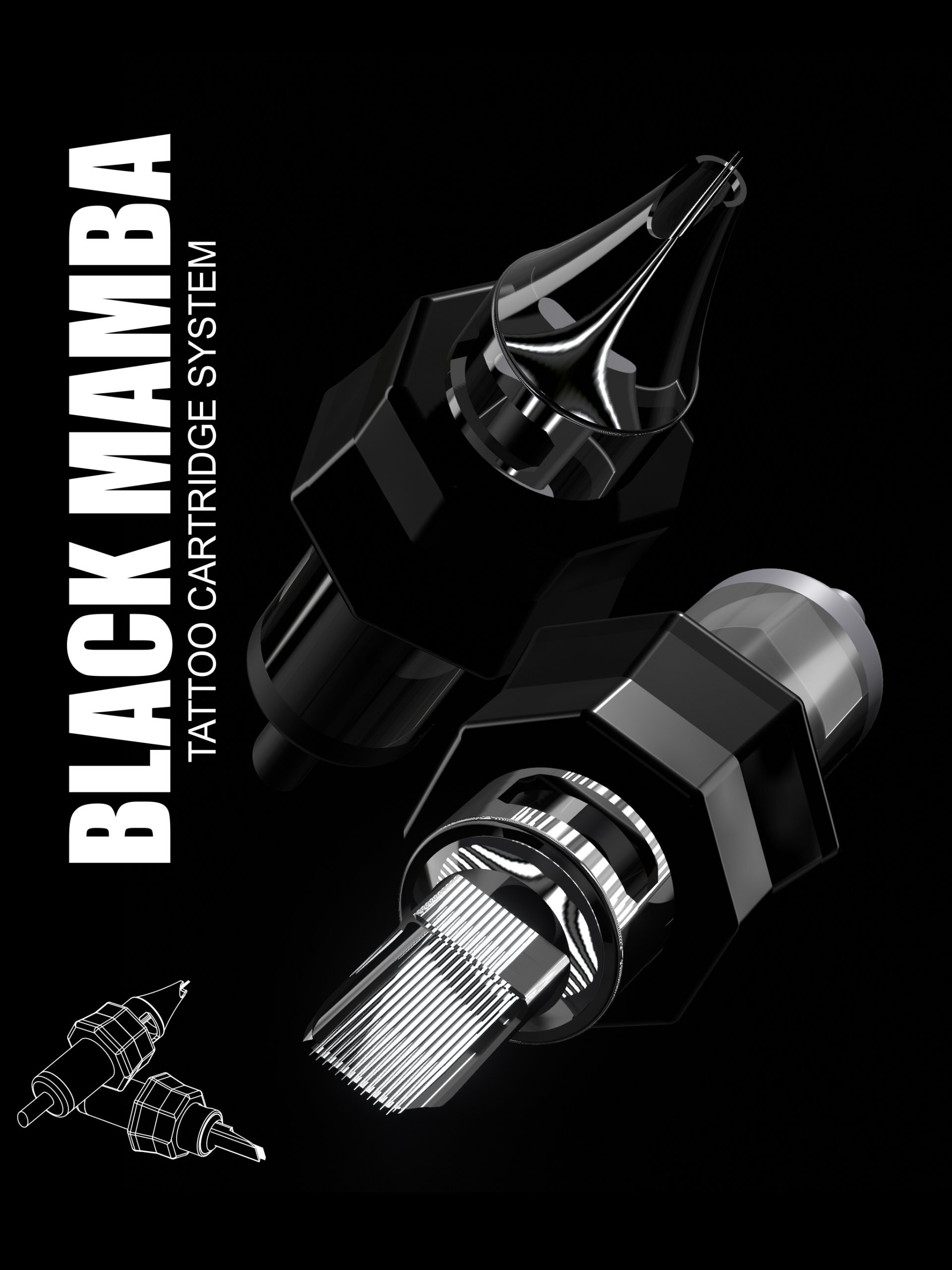 Roundliner Long Taper - razne veličine - 20 komada