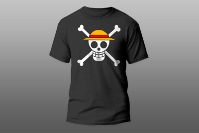 one piece skull t-shirt