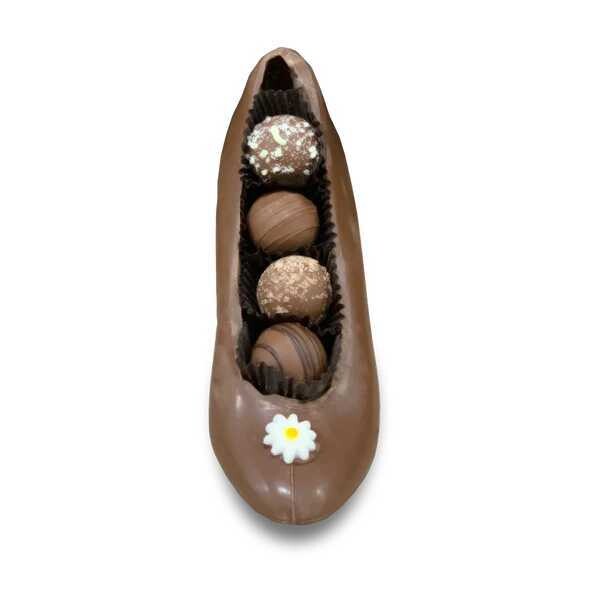 Truffle Filled Chocolate Stiletto Heel