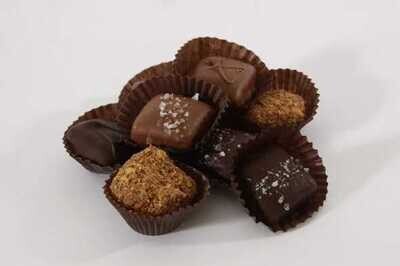 Assorted Toffee in wide view
