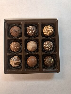 9 Piece Truffle Gift Box 
