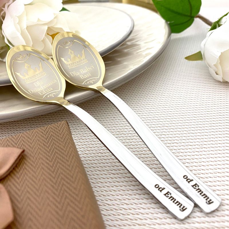 Łyżeczki na prezent dla babci i dziadka z okazji Dnia Babci i Dziadka