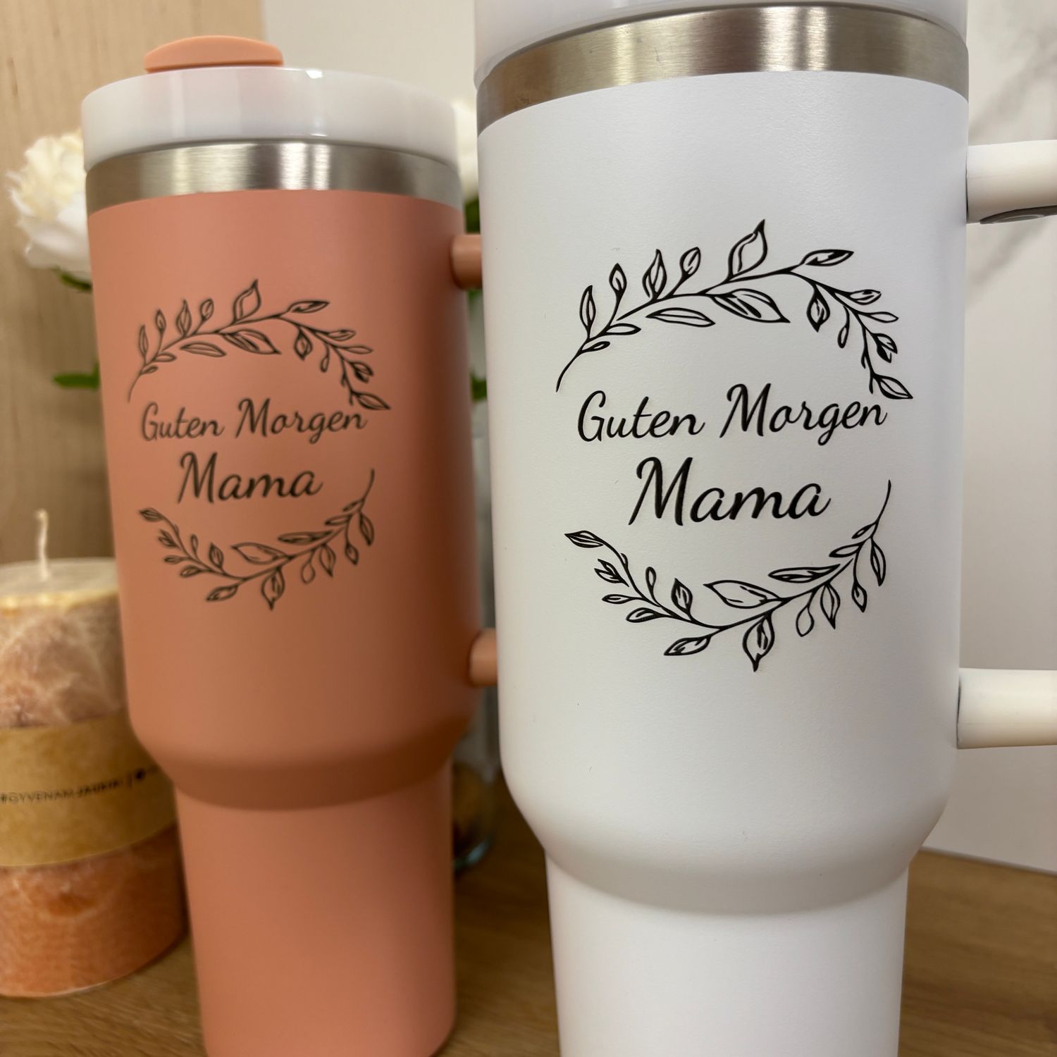 Duży kubek termiczny 1180 ml z grawerem – niezawodny termos w stylu Stanley, idealny na każdą okazję!