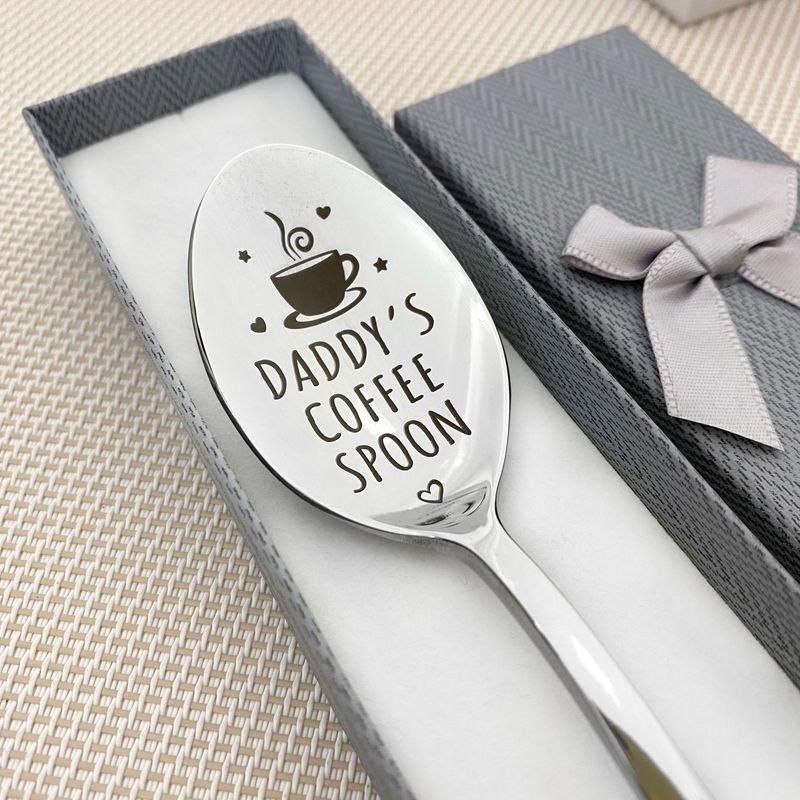 Spersonalizowana łyżeczka do kawky dla Tata– z grawerem