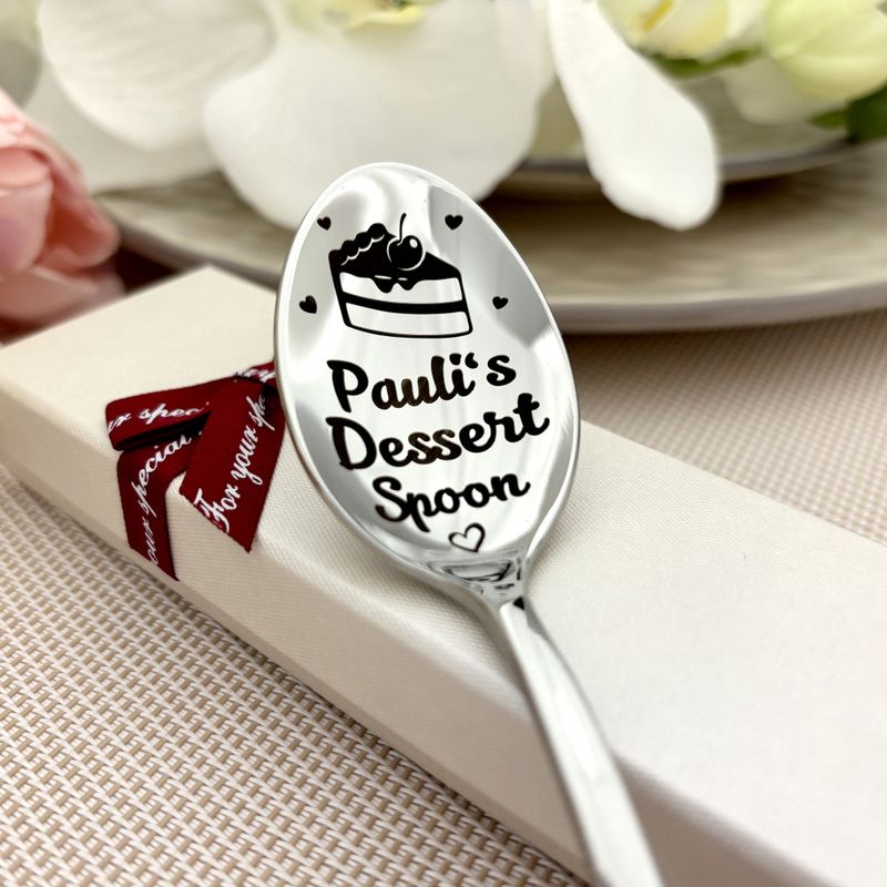 Personalizowana łyżeczka deserowa z grawerem