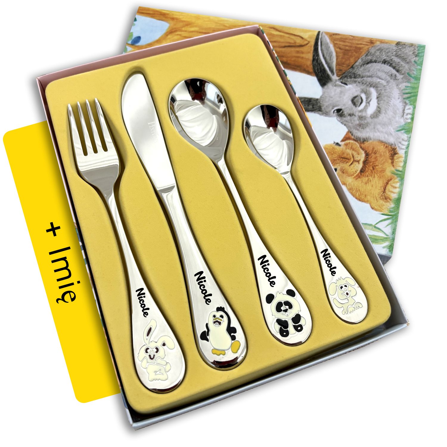 Sztućce dla dzieci 1-5 lat z grawerem