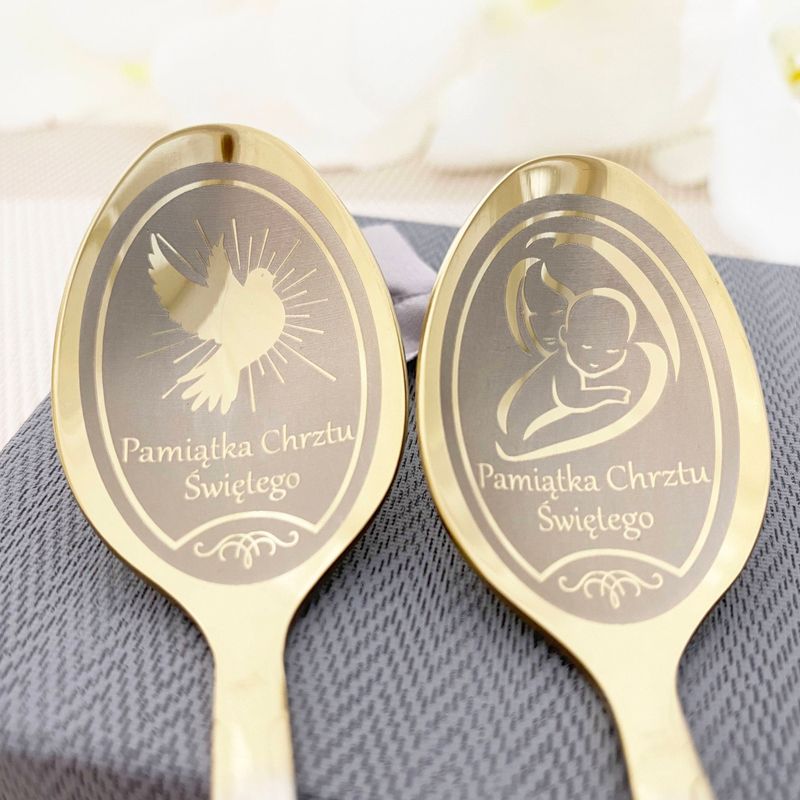 lyzeczka Łyżeczka z grawerem na Chrzest lyzeczka na chrzcinyna chrzciny
