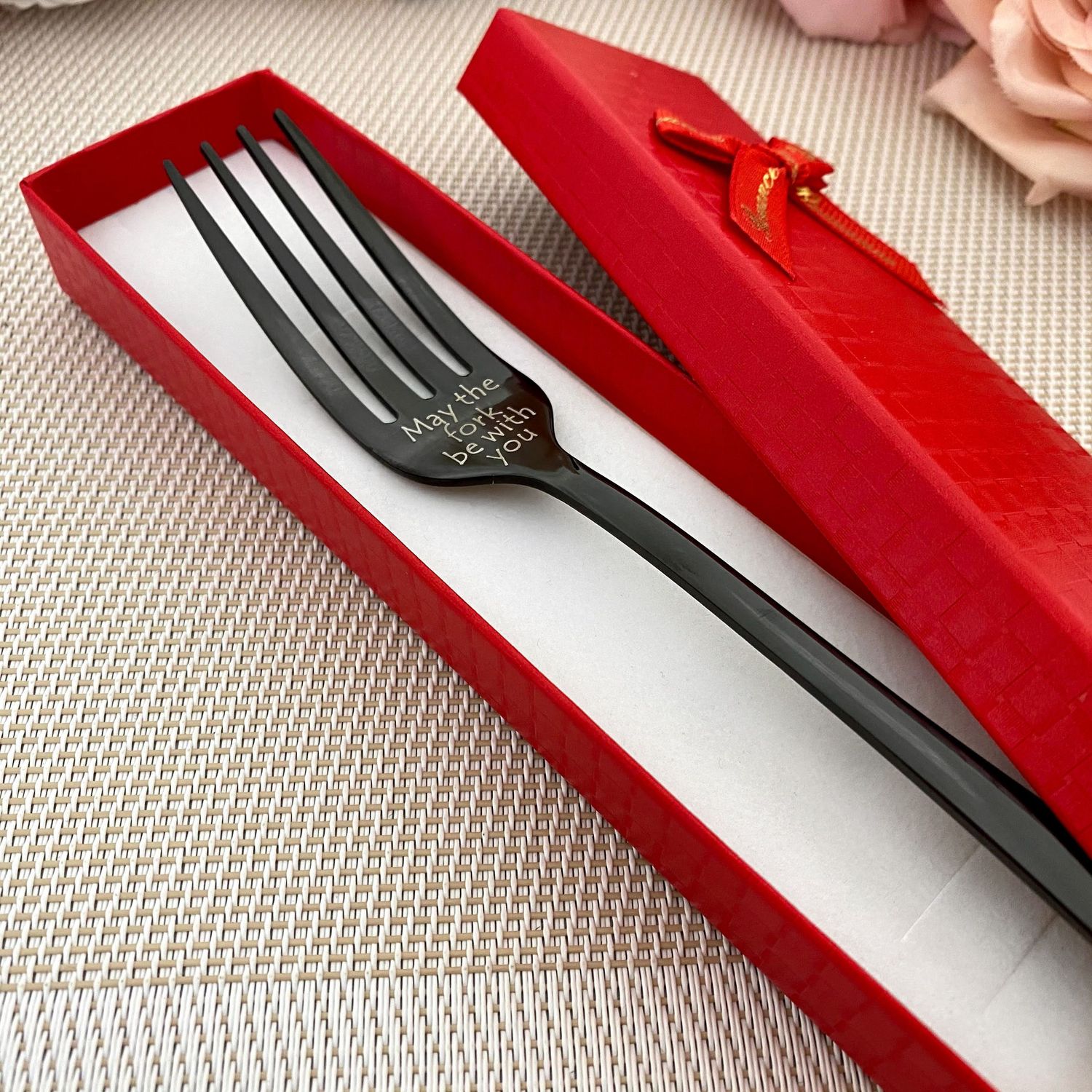 Spersonalizowany widelec z grawerem