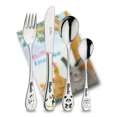 Sztućce z grawerem dla dzieci 1-5 lat