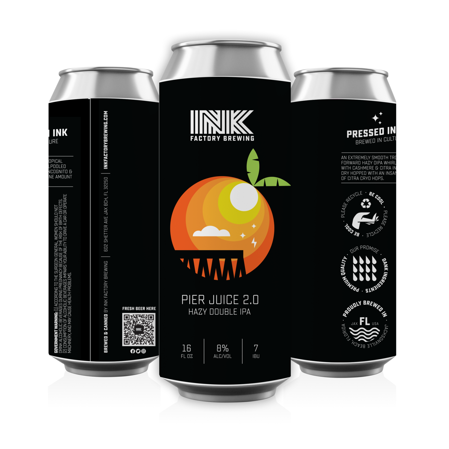 Pier Juice DIPA - 4 PACK CANS