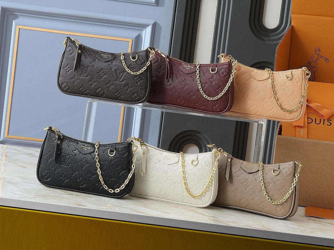 New LV Leather Embossed Mini