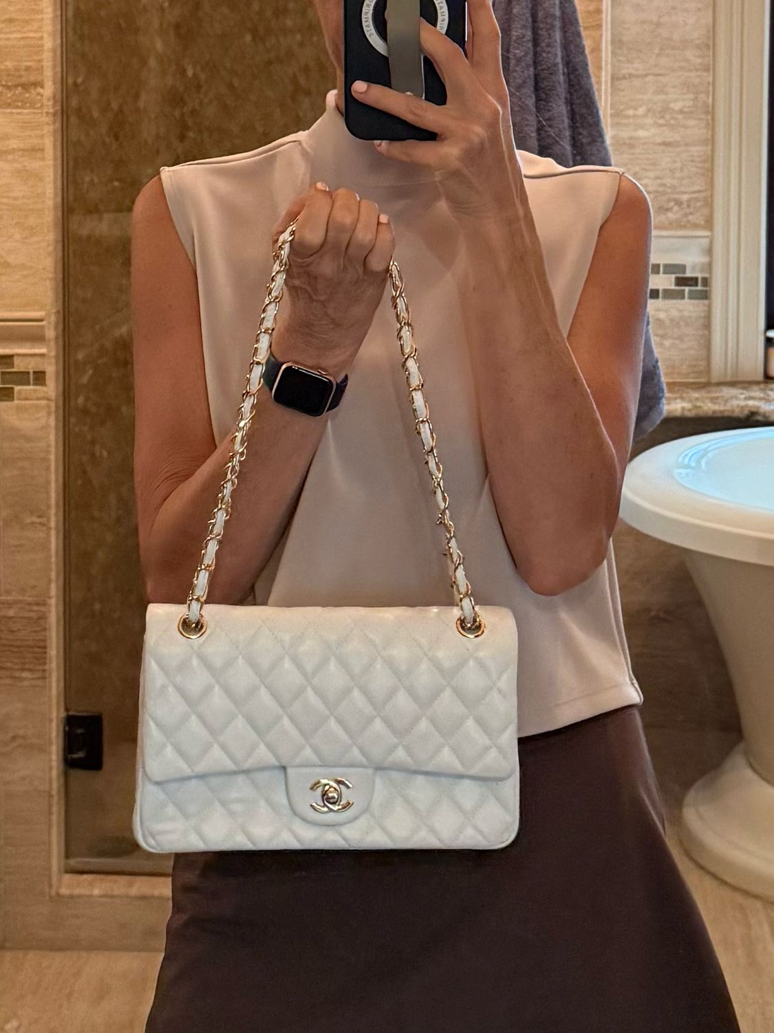 CC Double Flap Quilted Classic