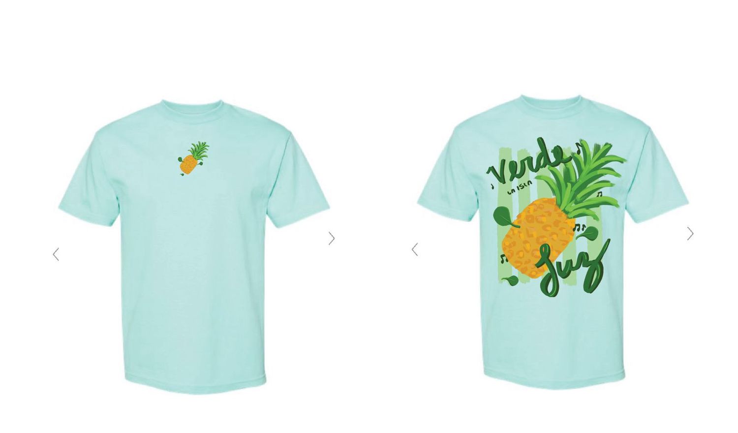 T-shirt - Verde Luz, Color: Celadon, Size: Small