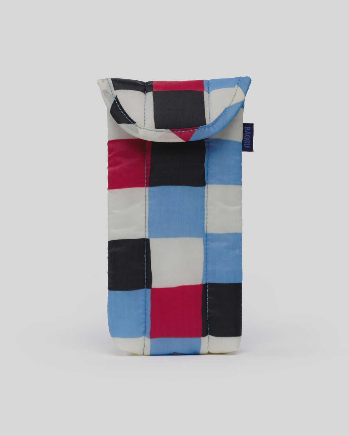 Puffy Glasses Sleeve, Style: Painted Check
