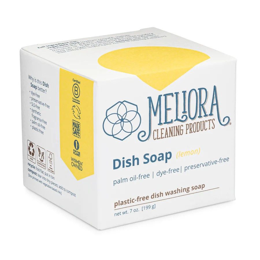 Meliora - Solid Dish Soap, Aroma: Lemon