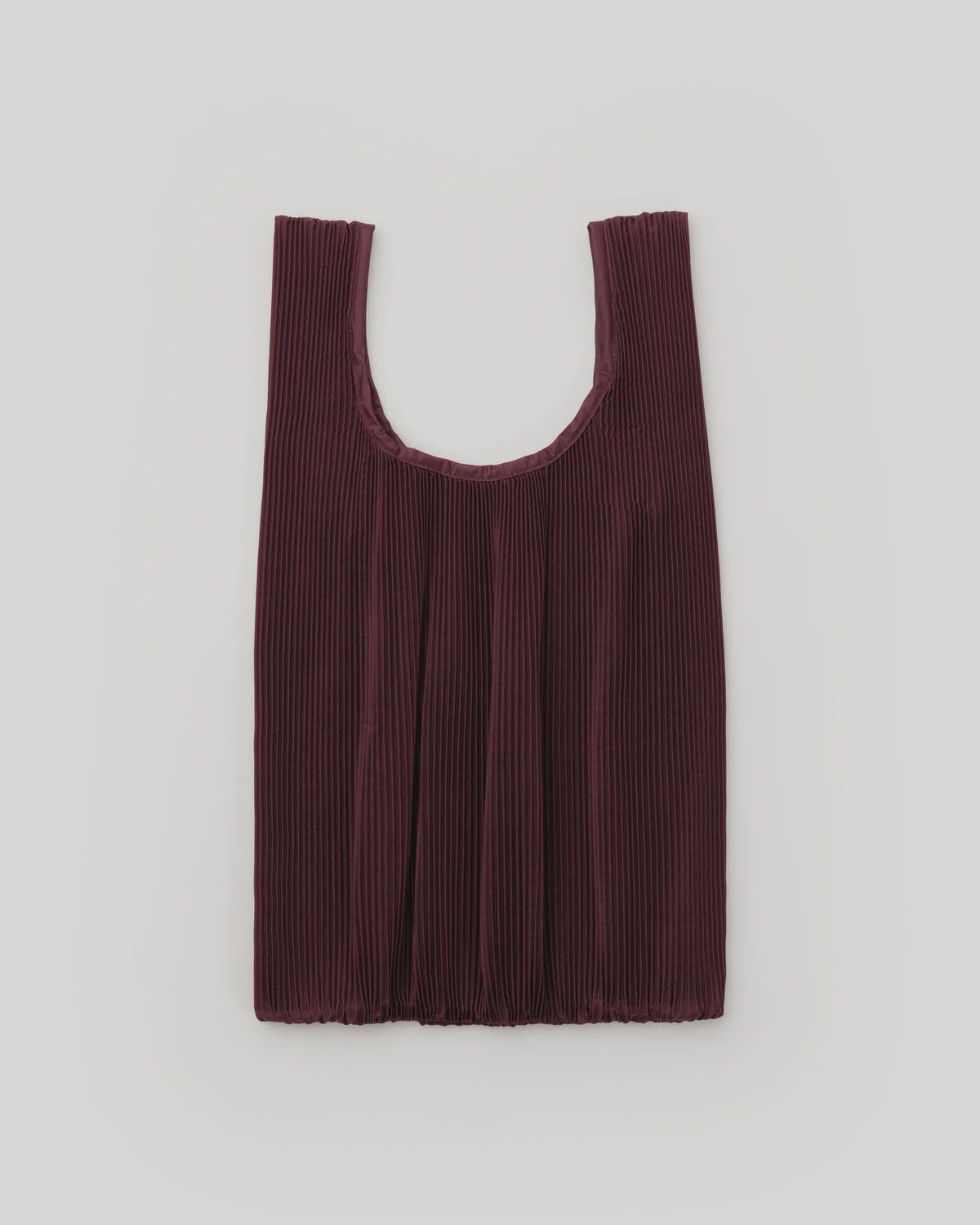 Pleated Baggu, Style: Mahogany