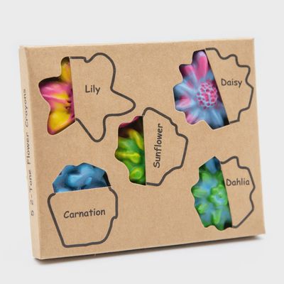 Flower Crayon Set