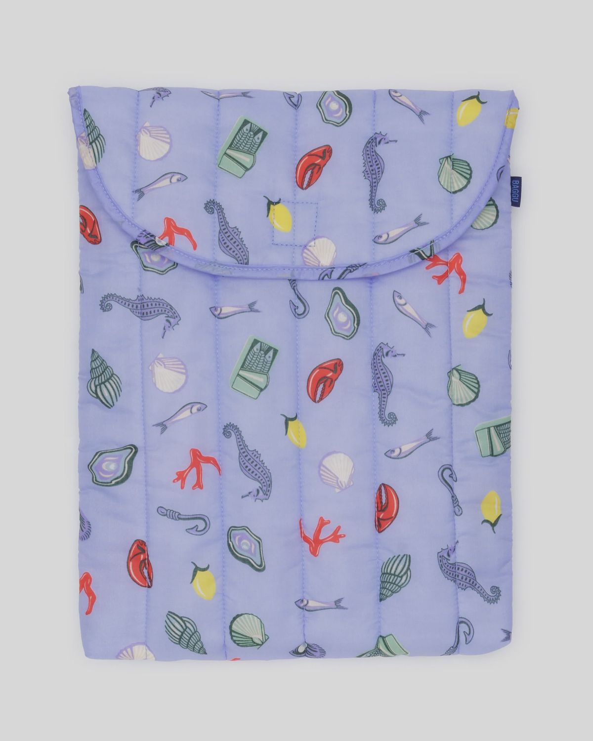Puffy Laptop Sleeve 16", Style: Sea Charms