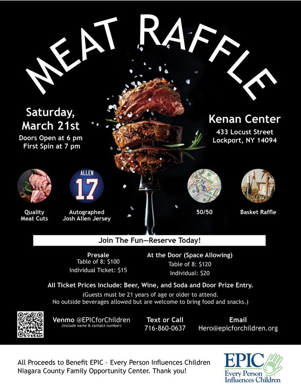 Meat Raffle - Saturday, March 21st