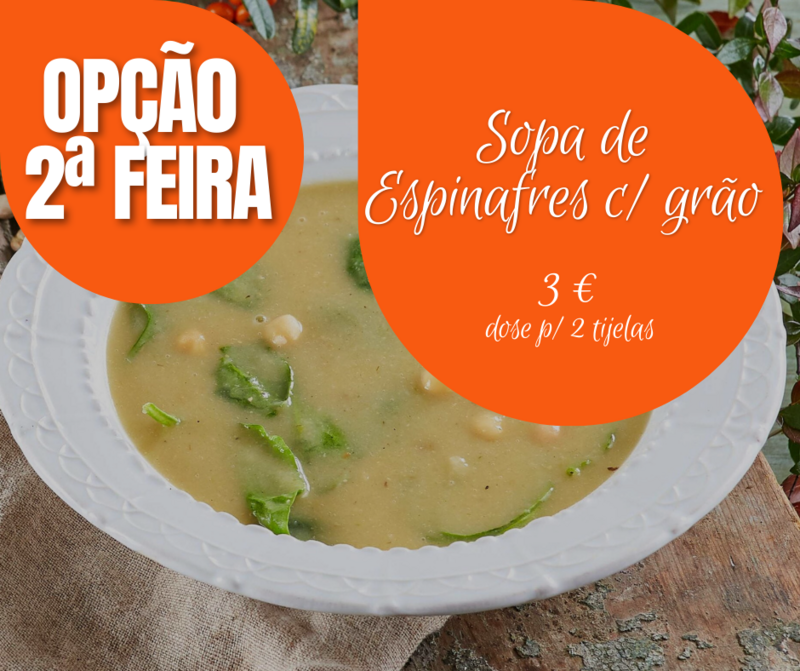 Sopa de Espinafres com grão