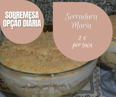 Sobremesa Serradura Maria
