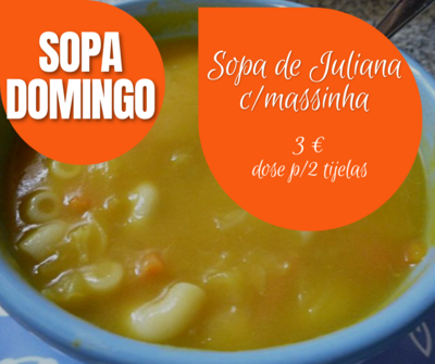 Sopa de Juliana c/massinha