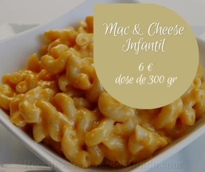 Mac and cheese infantil