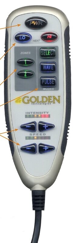 GOLDEN Deluxe Heat & Massage System