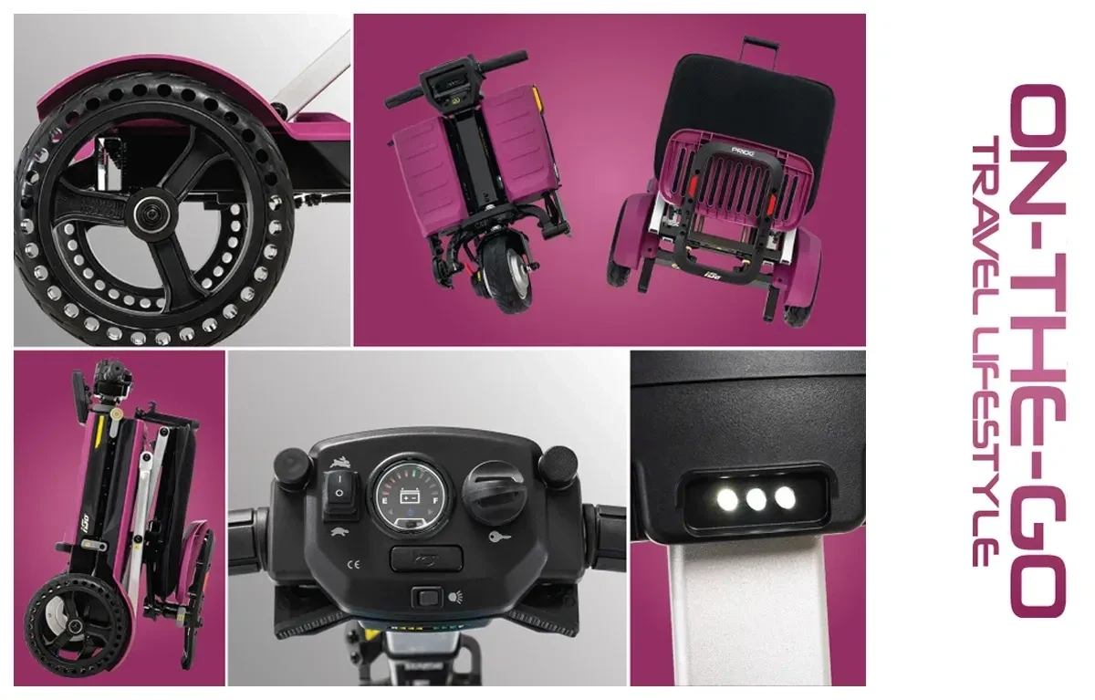 PRIDE i-Go Folding Travel Scooter